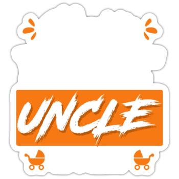 World s best Uncle ever Bester Onkel - Sticker size S (10 x 10 cm) - white matte - Front