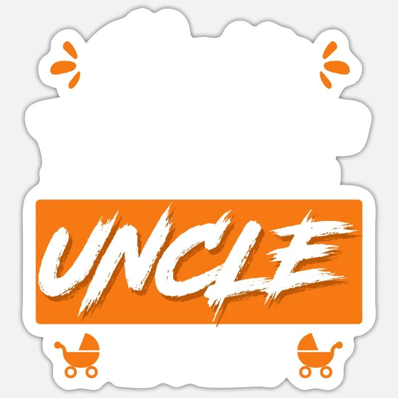 World s best Uncle ever Bester Onkel Sticker Größe S (10 x 10 cm)