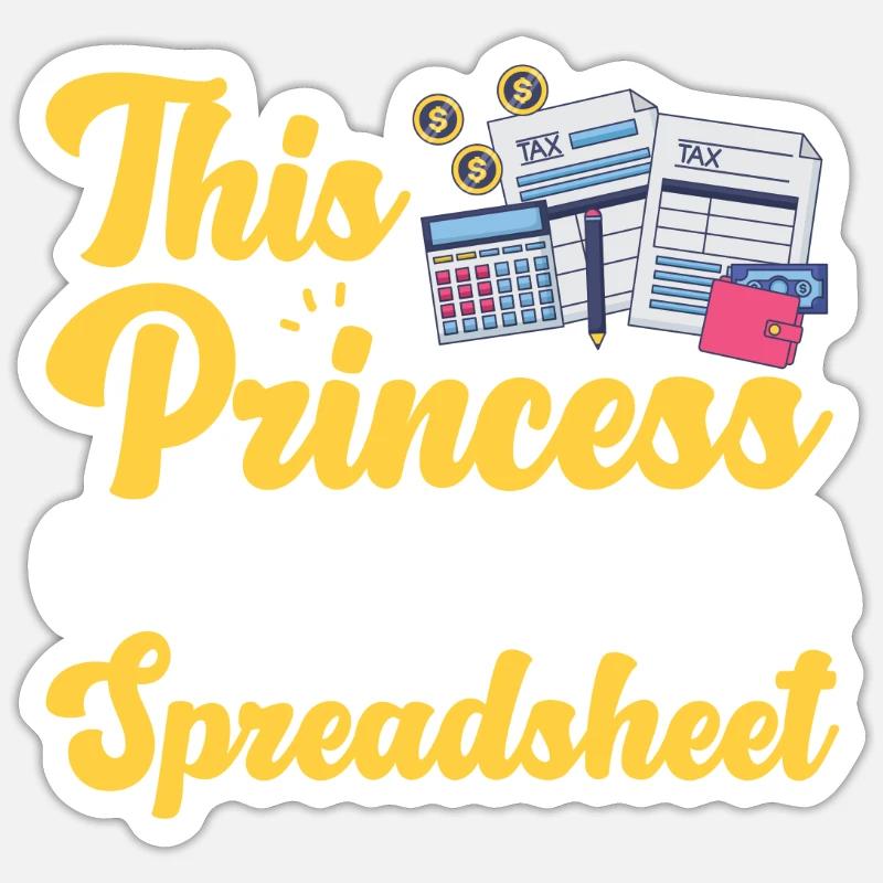 Comptable Comptable Comptable - Sticker taille S (10 x 10 cm) - blanc mat