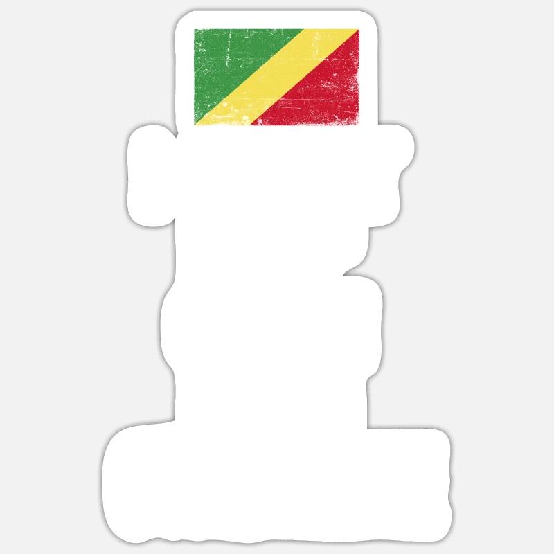I can not Keep Calm I am Kongolese Sticker Größe S (10 x 10 cm)