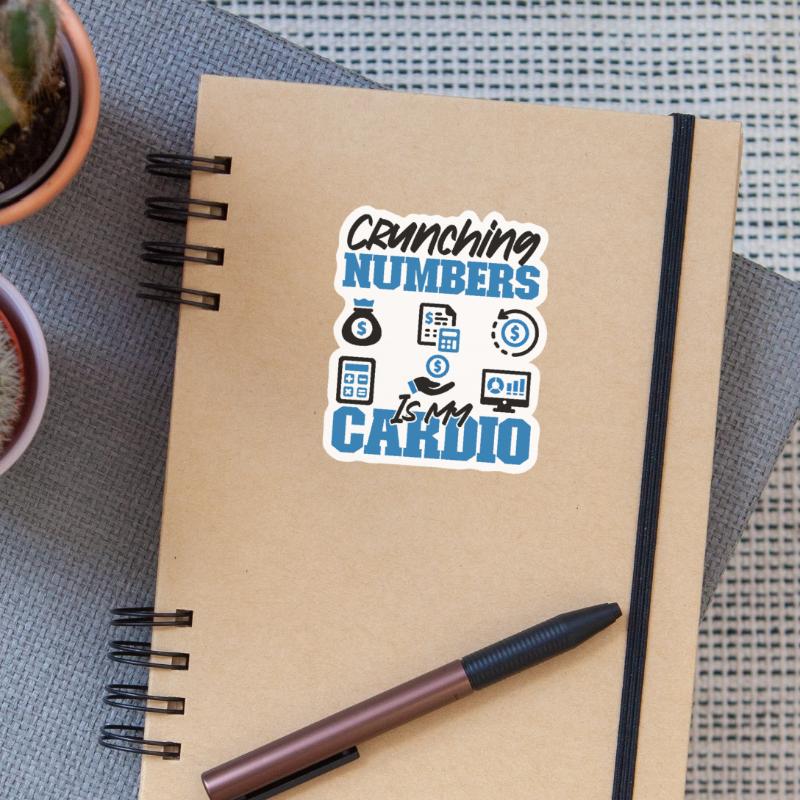 Comptable Comptable Comptable Sticker taille S (10 x 10 cm)