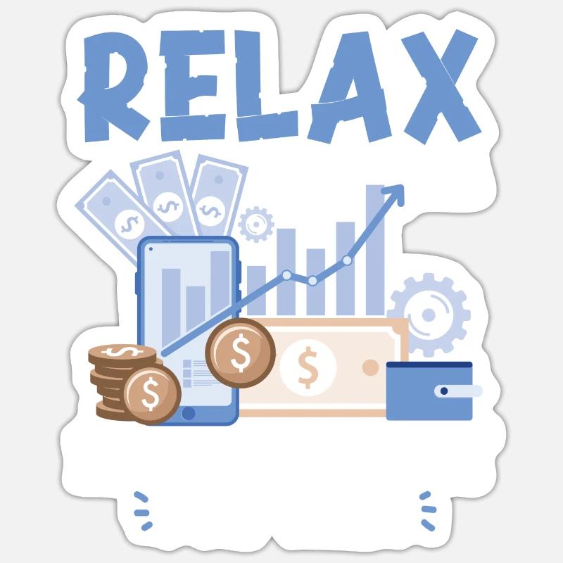 Comptable Comptable Comptable Sticker taille S (10 x 10 cm)