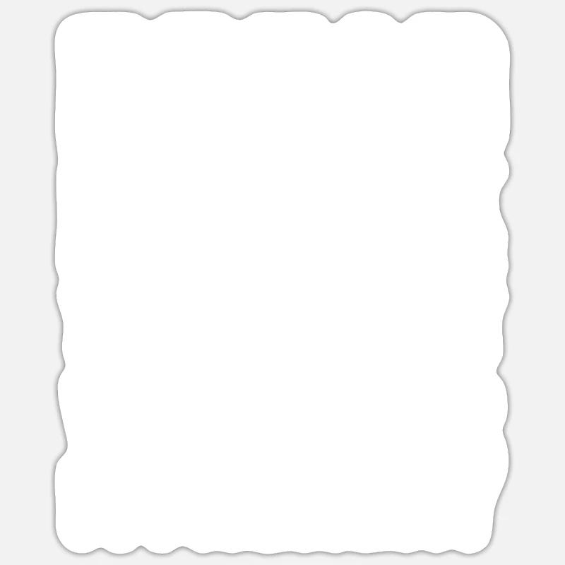 Funny bread baker - Sticker size S (10 x 10 cm) - white matte
