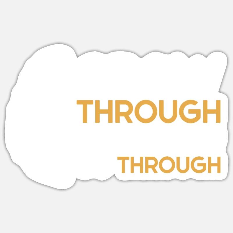 Schlaganfall Survivor Schlaganfall Bewusstsein Sticker Größe S (10 x 10 cm)