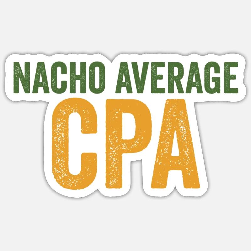 Drôle d’expert-comptable agréé CPA Comptable Sticker taille S (10 x 10 cm)