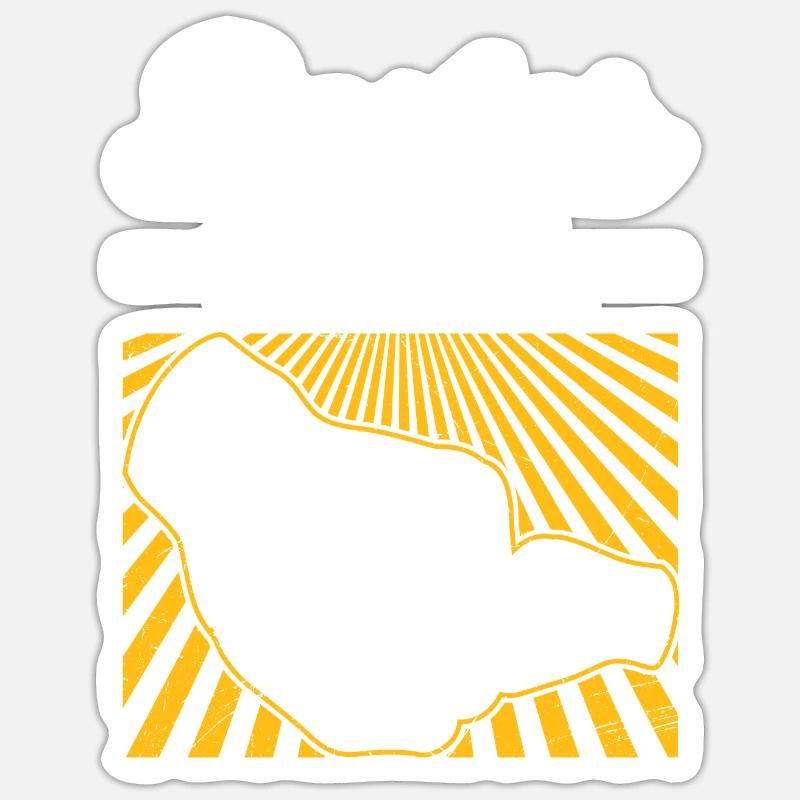 Bester Onkel - Sticker Größe S (10 x 10 cm) - Mattweiß