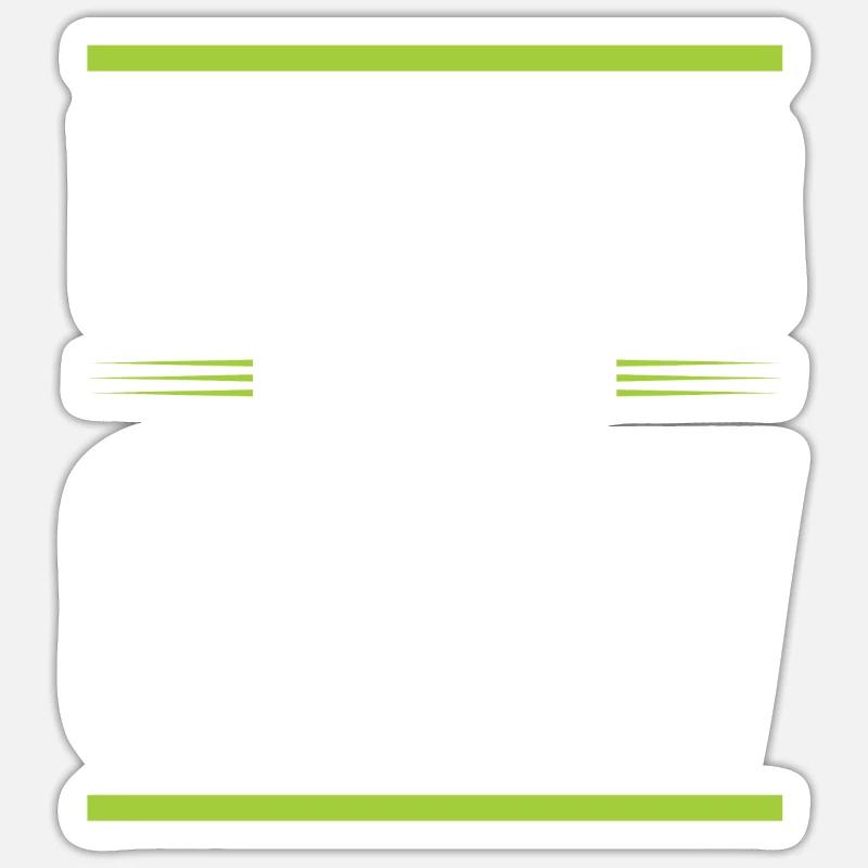 Équipe de danse - Sticker taille S (10 x 10 cm) - blanc mat