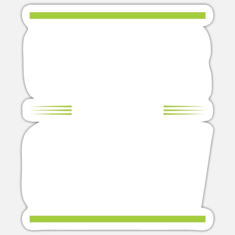 Équipage de joueurs - Sticker taille S (10 x 10 cm) - blanc mat