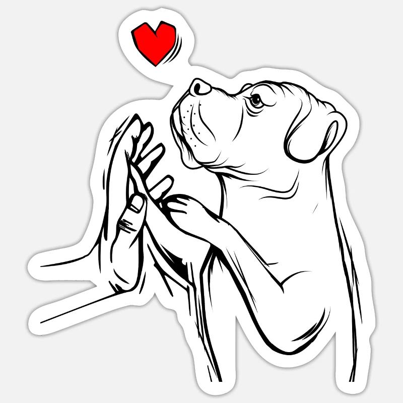 Sticker Größe S (10 x 10 cm) - 