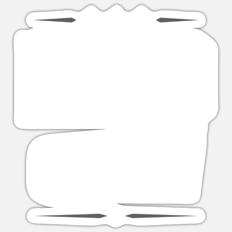 Équipe de barbecue - Sticker taille S (10 x 10 cm) - blanc mat