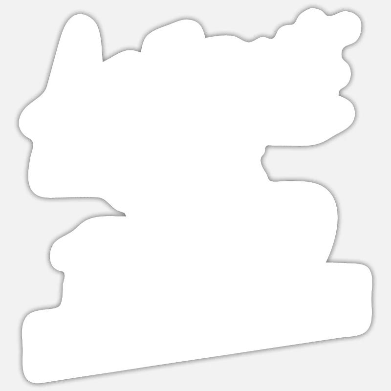 1979 - Sticker taille S (10 x 10 cm) - blanc mat