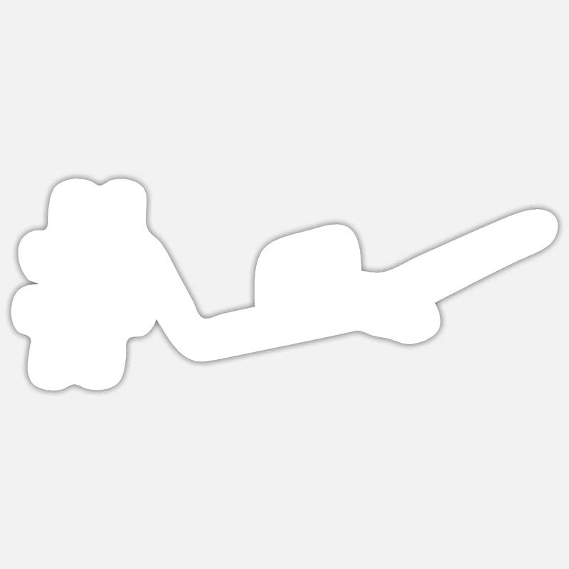 Hashtag - Glider - Sticker size S (10 x 10 cm)