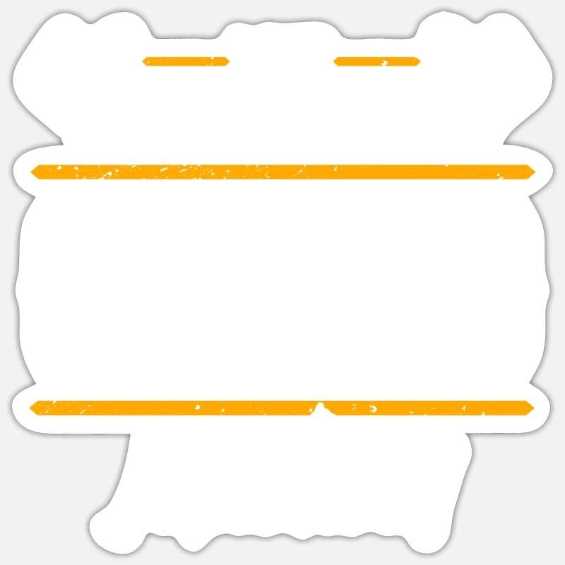 Otto Geschenkidee Geschenk Geburtstag - Sticker Größe S (10 x 10 cm) - Mattweiß
