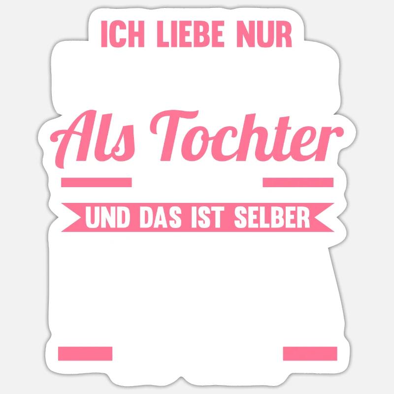 Mutter Mama - Sticker Größe S (10 x 10 cm) - Mattweiß