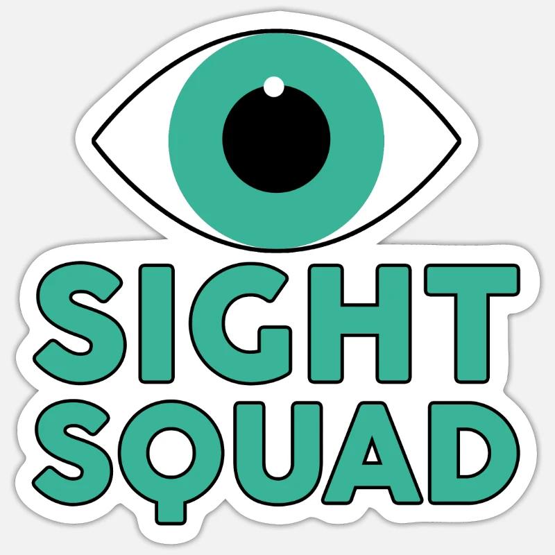Sight Squad 4 Sticker size S (10 x 10 cm)