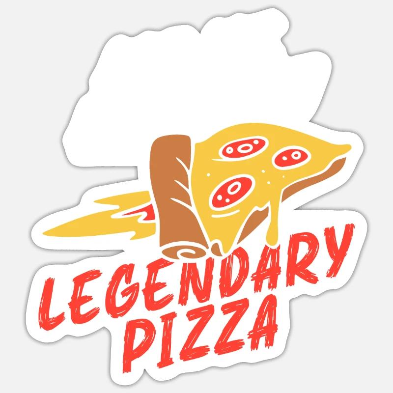 Pizza Baker Pizza Lovers Pizza Gift Sticker size S (10 x 10 cm)