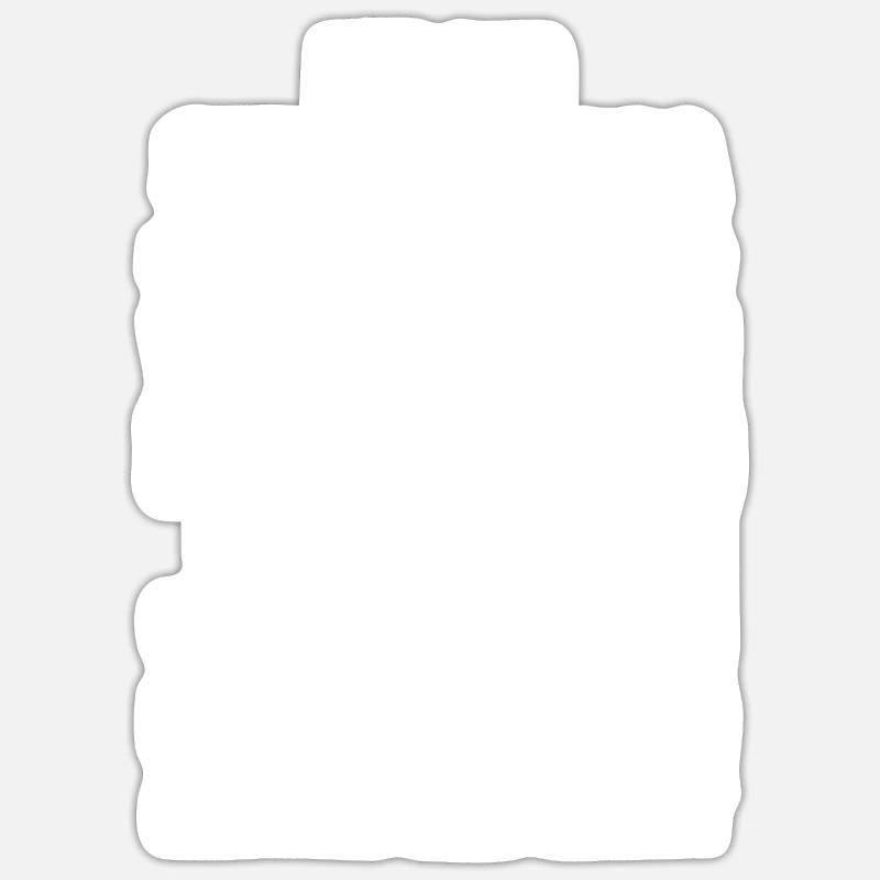 Papa 2 Söhne Kinder Geschenk - Sticker Größe S (10 x 10 cm) - Mattweiß
