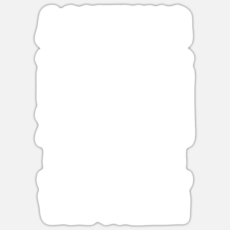 Papa 2 Söhne Vater Geschenk - Sticker Größe S (10 x 10 cm) - Mattweiß