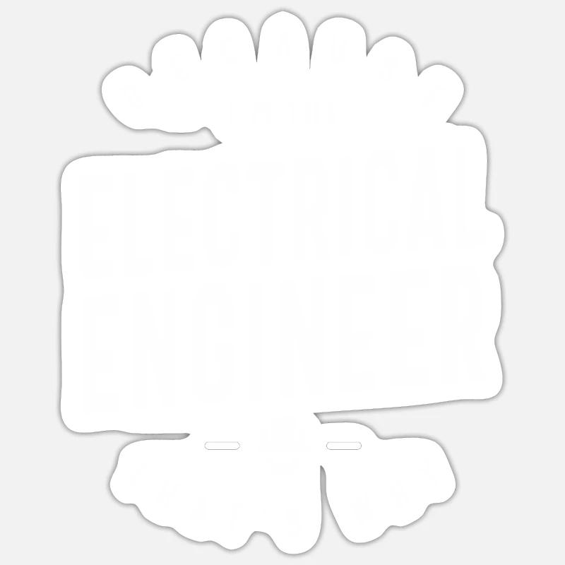 Electrical Engineer Job Title Profession Sticker size S (10 x 10 cm)