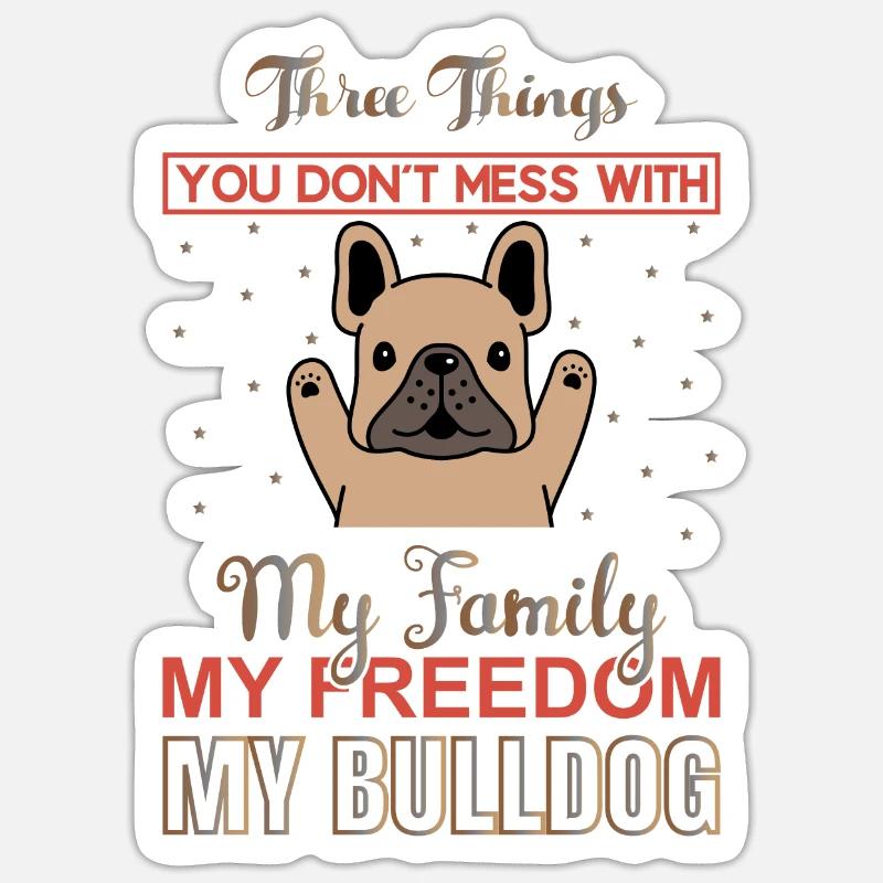 3 choses... Sticker taille S (10 x 10 cm)