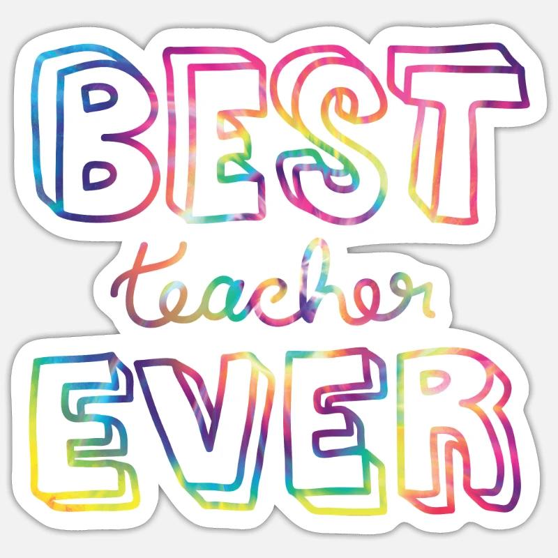 Bast Teacher Ever Math Ist My Jam Math Sticker Größe S (10 x 10 cm)