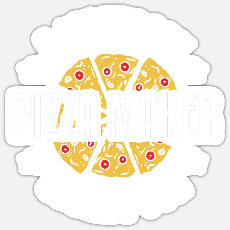 A Legendary Pizza Maker Has Retired Pizza Making Sticker Größe S (10 x 10 cm)