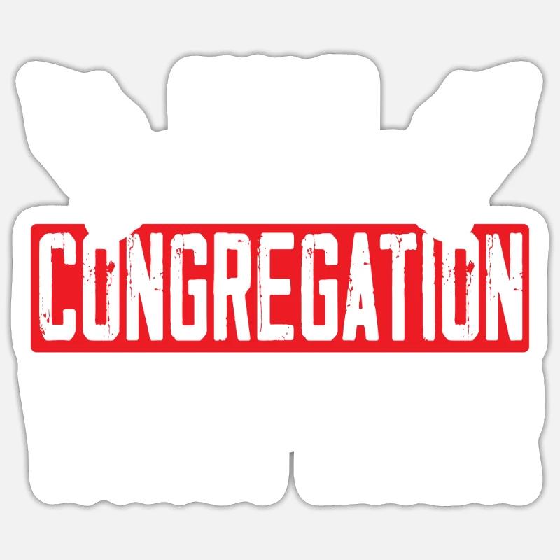 Der Gemeindeflüsterer Pastor Prediger Sticker Größe S (10 x 10 cm)