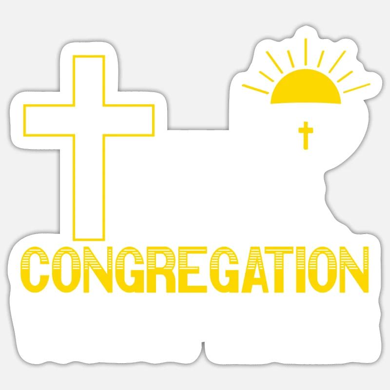 Der Gemeindeflüsterer Pastor Prediger Sticker Größe S (10 x 10 cm)