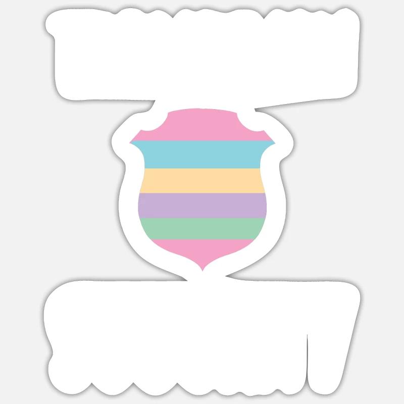 Tiny Human Security Anerkennung Der Sticker Größe S (10 x 10 cm)