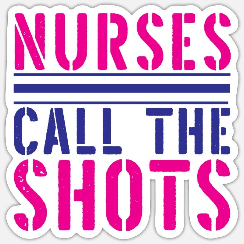 KRANKENSCHWESTER Pflegerin Sticker Größe S (10 x 10 cm)