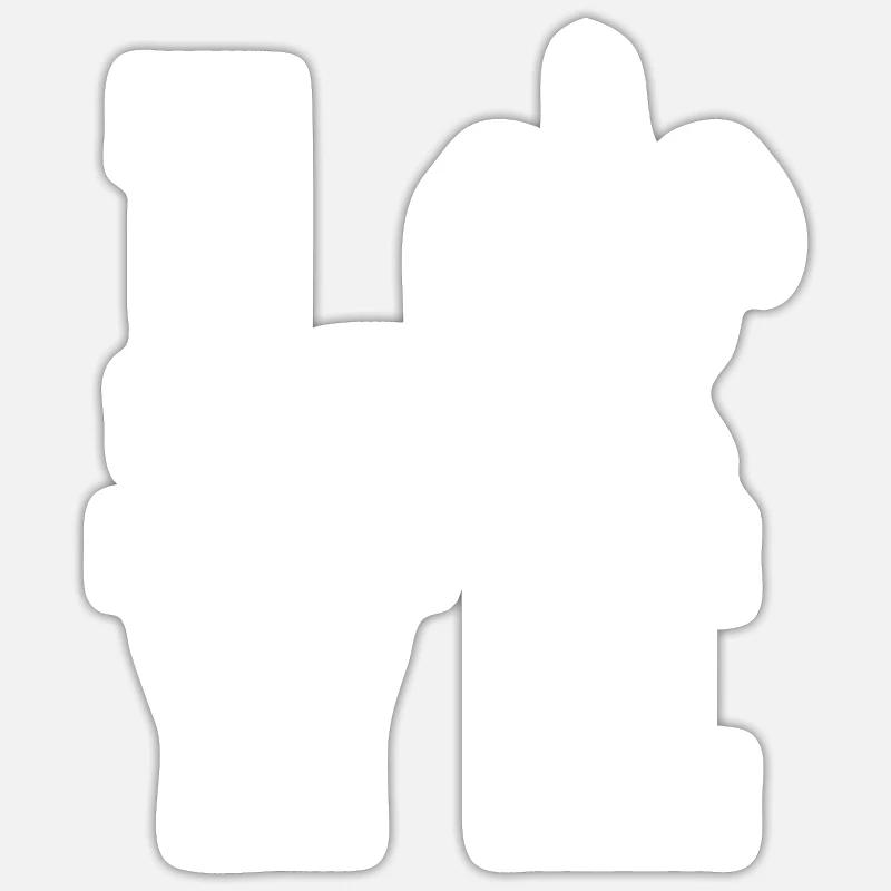 Sticker Größe S (10 x 10 cm) - 