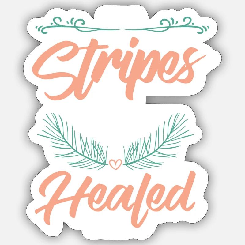 Bible Verses Healing - Sticker size S (10 x 10 cm) - white matte