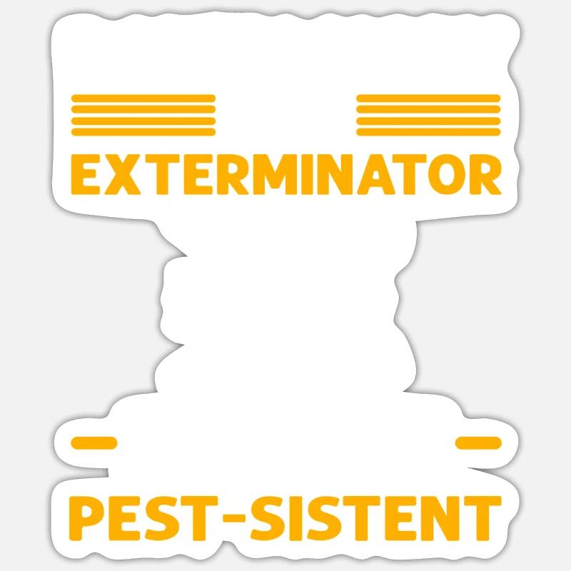 This pest controller is very persistent. Sticker size S (10 x 10 cm)