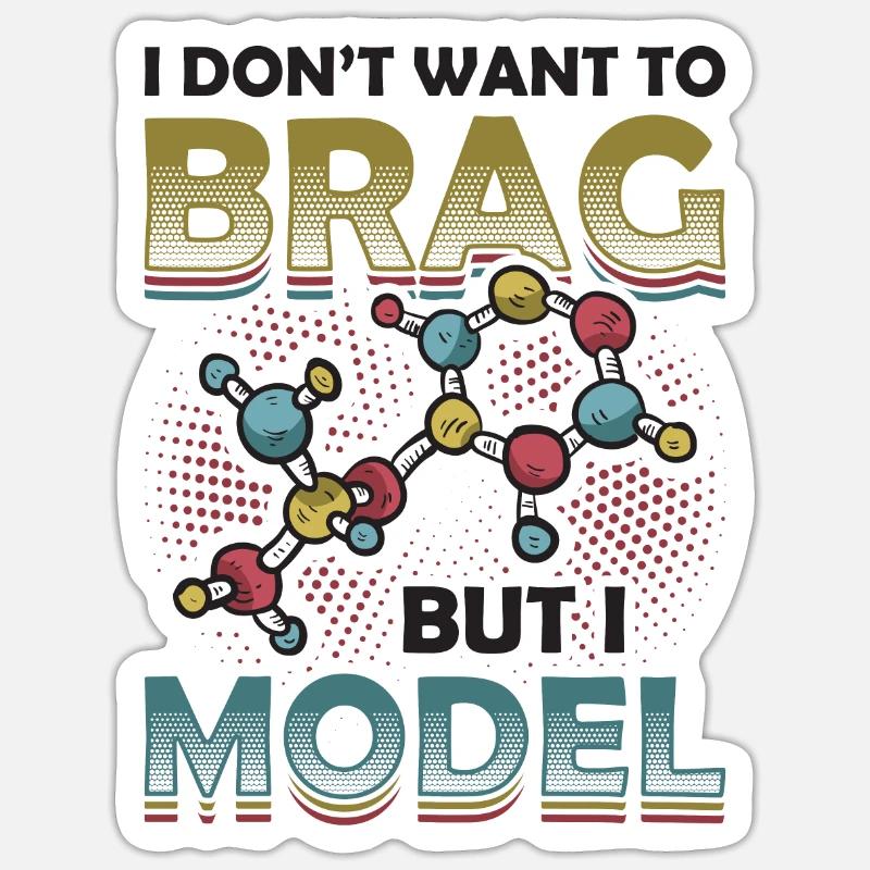 Physical Modeling, Funny Physics Lovers Sticker size S (10 x 10 cm)