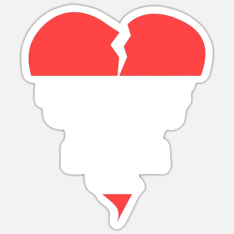 Let him go! - Sticker size S (10 x 10 cm) - white matte
