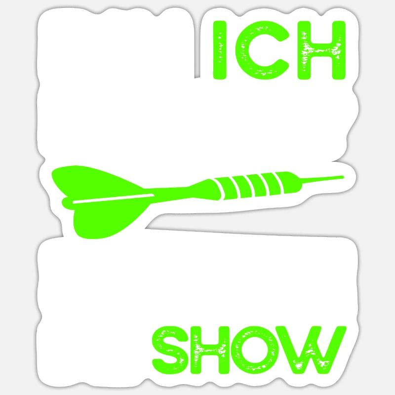 Bin ich Dran? - Sticker Größe S (10 x 10 cm) - Mattweiß