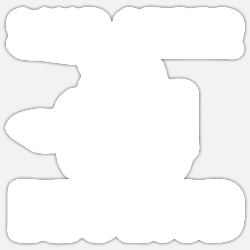 Skid Steer Loader Legend Sticker size S (10 x 10 cm)