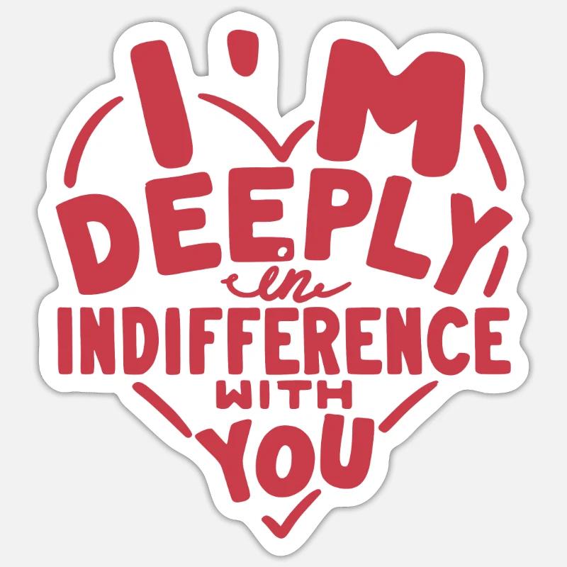 Break Up - 2 - Sticker size S (10 x 10 cm) - white matte