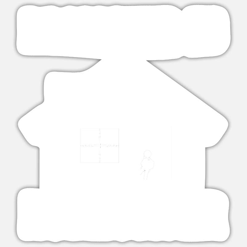 Sticker taille S (10 x 10 cm) - 