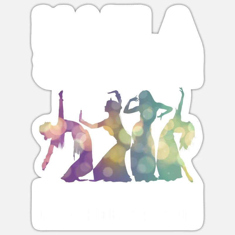 Hafla Saison Danseuse du ventre Danseuse du ventre Danseuse Sticker taille S (10 x 10 cm)