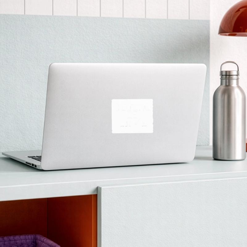 Coding Ist Leben Coder Code Programmierer Sticker Größe S (10 x 10 cm)