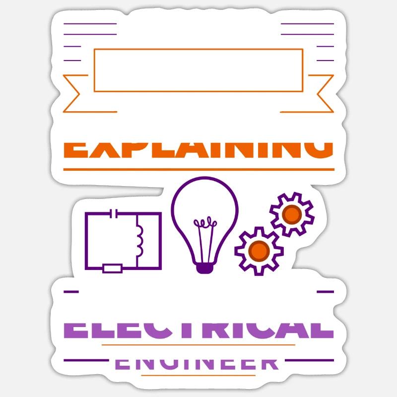 Electrical Engineering Engineer Research Development Sticker size S (10 x 10 cm)