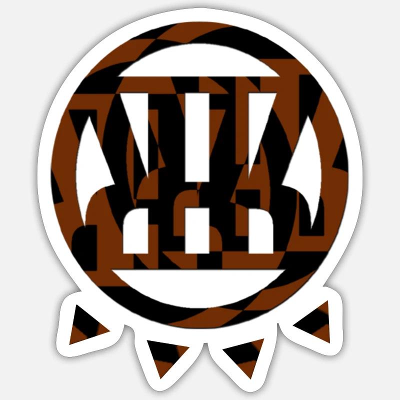 Elipse KACHKA - Sticker size S (10 x 10 cm) - white matte