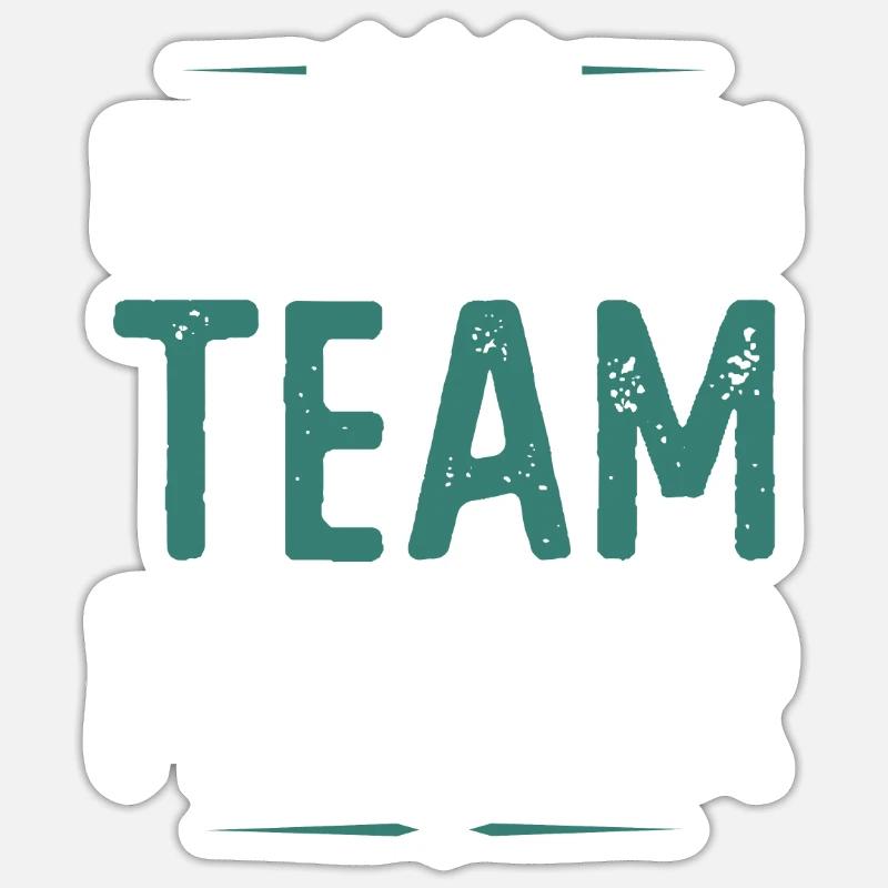 Équipe de badminton - Sticker taille S (10 x 10 cm) - blanc mat