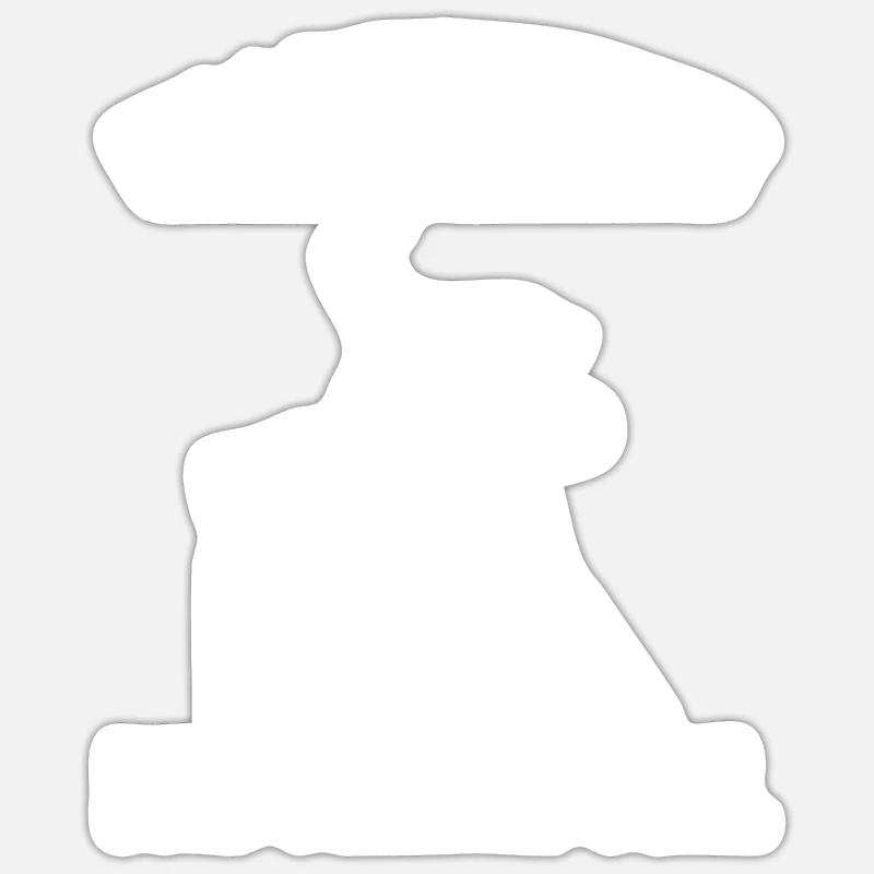 Fun pole vault Sticker size S (10 x 10 cm)