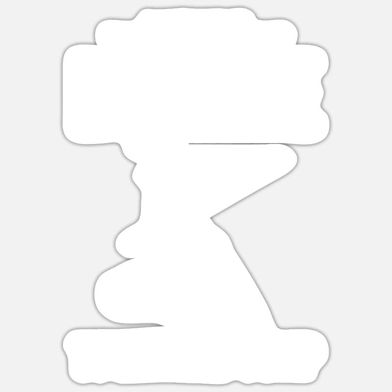 Fun pole vault Sticker size S (10 x 10 cm)