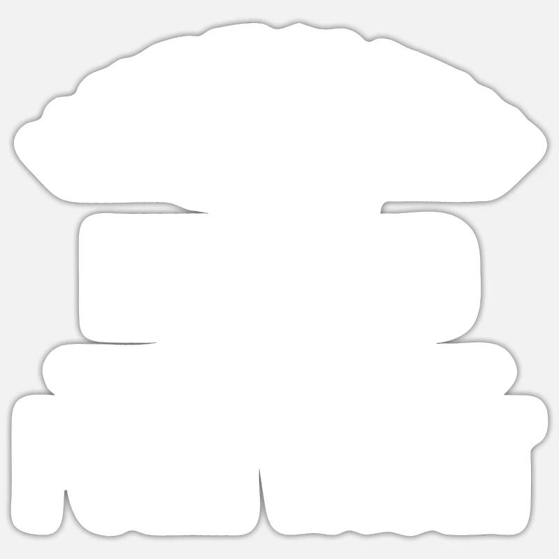 Lustige Stabhochsprung Stabhochsprung Ehefrau - Sticker Größe S (10 x 10 cm) - Mattweiß