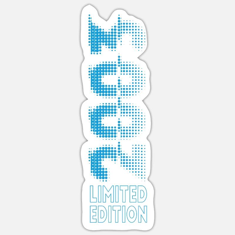 Édition limitée 2003 Graffiti - Sticker taille S (10 x 10 cm) - blanc mat