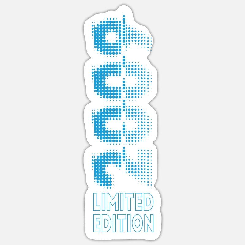 Édition Limitée 2009 Graffiti - Sticker taille S (10 x 10 cm) - blanc mat