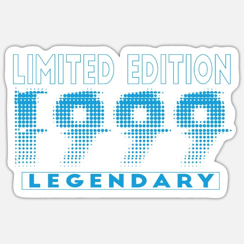 Édition limitée 1999 Graffiti - Sticker taille S (10 x 10 cm) - blanc mat